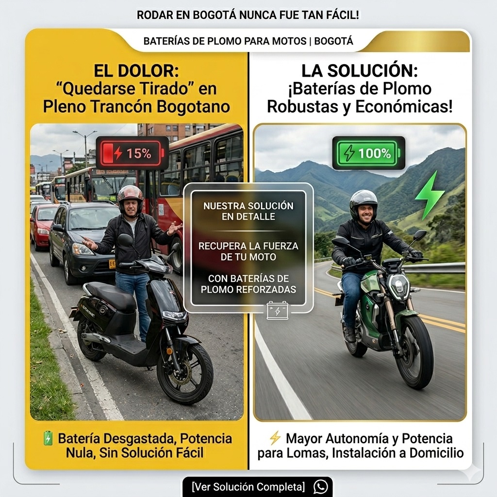 Baterías para Motos Eléctricas en Bogotá Baterías para Motos Eléctricas en Bogotá